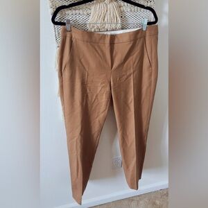 Max Mara Virgin Wool Trouser Pants Size 12 Women's Business Casual Office Camel